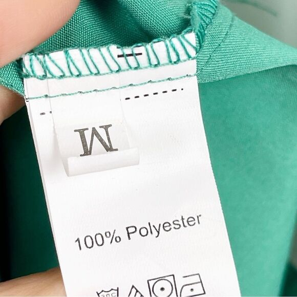 Colorblock Sleeveless Ruffle Dress Medium - Picture 4 of 6